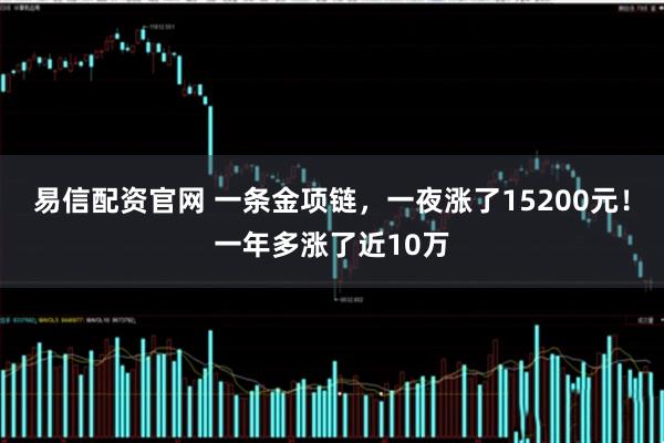 易信配资官网 一条金项链，一夜涨了15200元！一年多涨了近10万